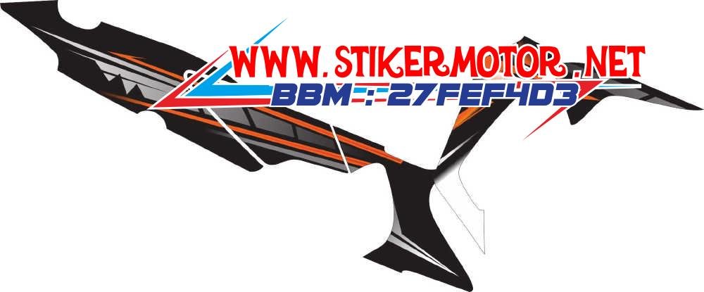 Striping Motor Supra X 125 Decal | Stikermotor.net